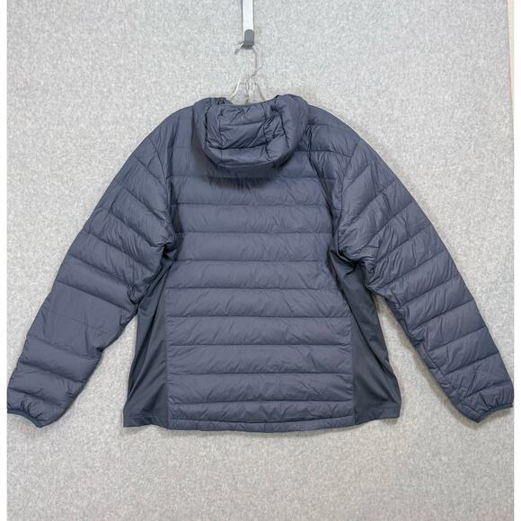 Eddie Bauer Down 550 Puffer Jacket Size XL Hooded Hiking Lightweight Packable - Picture 10 of 16